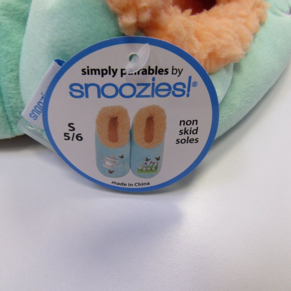 Women's Size 5/6 Small Snoozies! Gardening Garden Print Pairables Slippers NEW - Picture 4 of 7